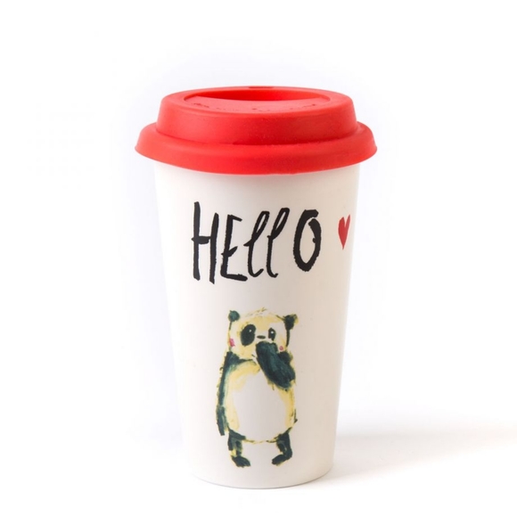 Paper Destiny Herbie & Friends Red Travel Mug - New - Picture 6 of 7